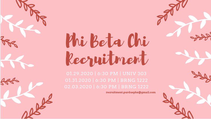 Come check us out at recruitment! 

We’ll be doing activities like speed friending, indoor campfires, and more☺️