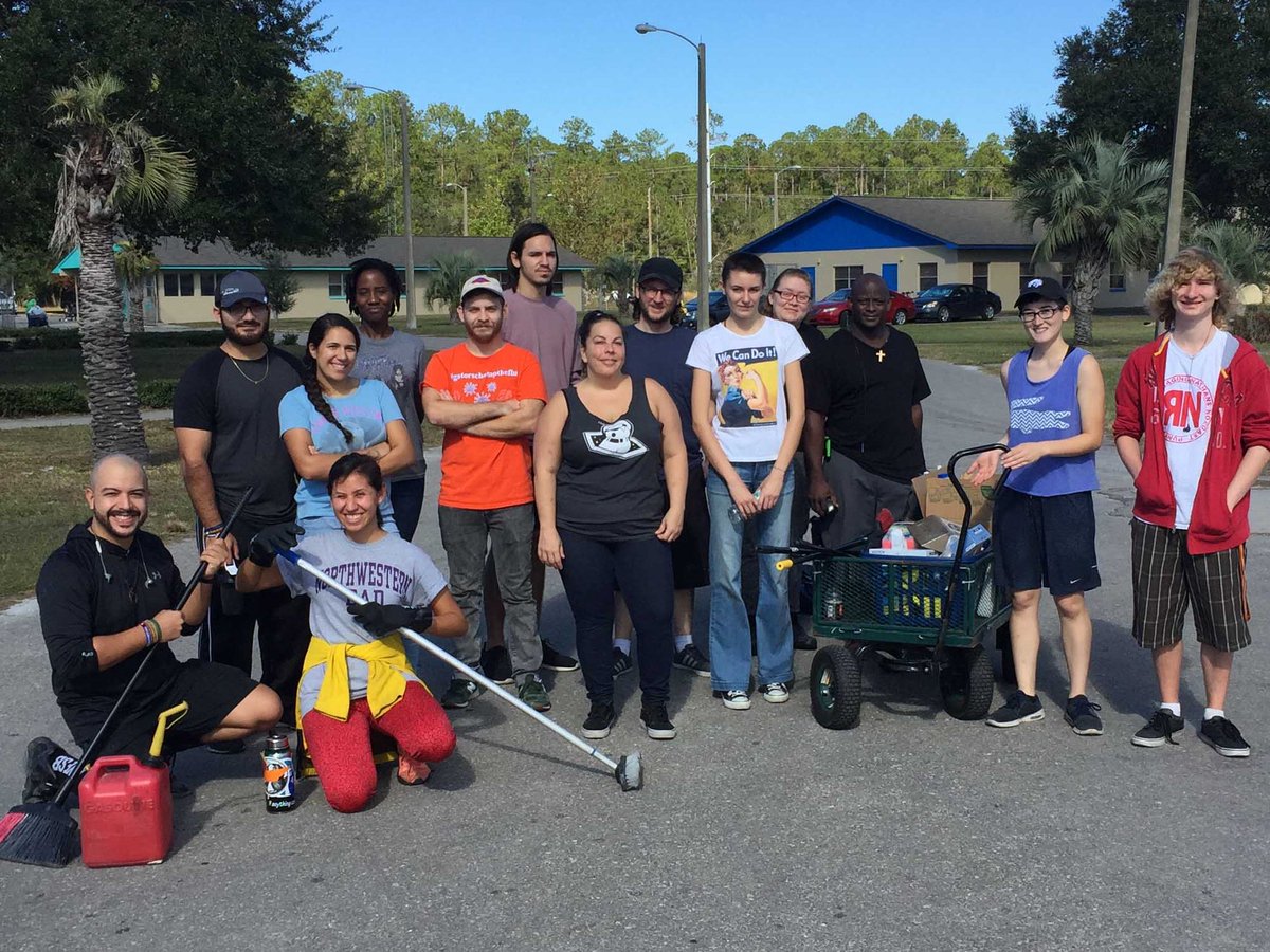 Changeville is all about social change and bringing the Gainesville community together. In past years, we've planted trees, collected supplies, and provided maintenance for a homeless shelter. Keep an eye out for an announcement to see how you can get involved this year!
