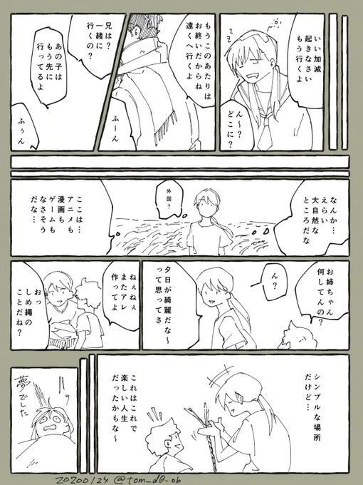 夢でした(夢では学生時代設定が多い気がする) 