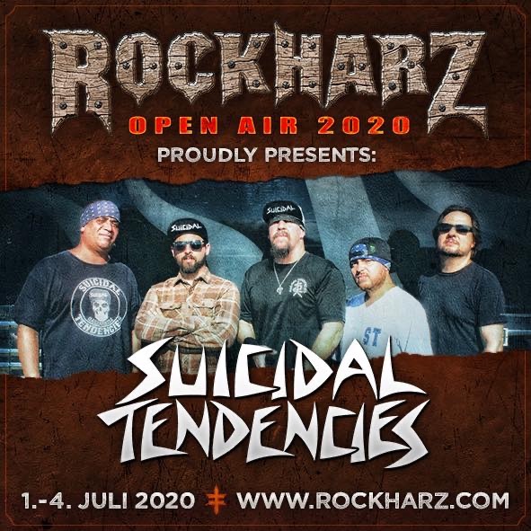 OFFICIALSTIG's tweet photo. Rockharz Open Air 2020 in Ballenstedt, Germany. See you in the pit! 👊🏼 #SuicidalTendencies #Rockharz #RockharzFestival #RockharzOpenAir #Ballenstedt #Germany #SUICIDAL #STAYCYCO https://t.co/iy3hTDMBja