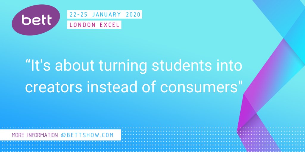 "Is the Education System Ready to Prepare Pupils for the Technological Based Job Markets of the Future?" Happening now in the arena, with <a href="/HelenSkelton/">Helen Skelton</a> and <a href="/lenovo_UKI/">Lenovo UK & Ireland</a> #Bett2020