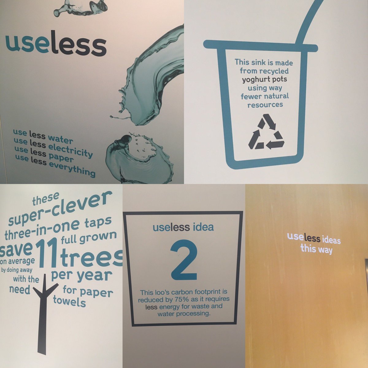 alx_roberts's tweet photo. Loving these stylish eco facilities @wellcometrust - use-less ideas are the best ones! (& lovely to see you too @asiminavergou !) #sustainability #greenthink #climateresponse https://t.co/YhoJSbmUdx