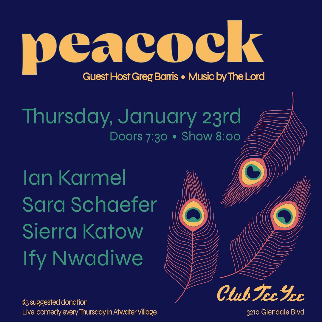thecomedybureau's tweet photo. #ComedyCrawl 1/23/20 #NationalHandwritingDay 
@mariabamfoo 
@dearowenwilson
@peacockshowla
Make That Sandwich LIVE
@danagould &amp; @bcgoldthwait
@motherland_la
@qfmusicals OK, Boomer
Lovett or Leave It
Love for Sale
East Side Bash
Mic @edendalebranch
+++++
https://t.co/I1R5GPXohC https://t.co/Ubj33uKDEE