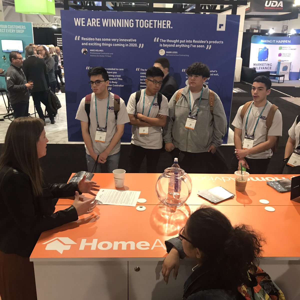 Jason Artus (@jasonartus) on Twitter photo Guiding a group of high school students across the #KBIS2020 show floor. <a href="/HomeAdvisor/">HomeAdvisor</a> talking career opportunities in the trade. #nkbanextup #nkba Guiding a group of high school students across the #KBIS2020 show floor. <a href="/HomeAdvisor/">HomeAdvisor</a> talking career opportunities in the trade. #nkbanextup #nkba