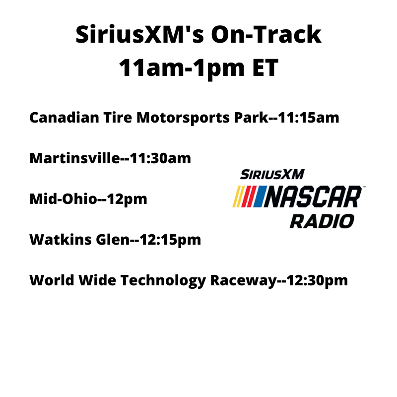 SiriusXMNASCAR's tweet photo. Tomorrow starting at 7am ET don't miss @SiriusXMNASCAR's #TrackDay!

All day track representatives will pitch why YOU should attend their race weekend(s) in 2020!

If you can't listen live, check your track out anytime On-Demand with the @SiriusXM App 📡📻 https://t.co/2ubBM4KuIv