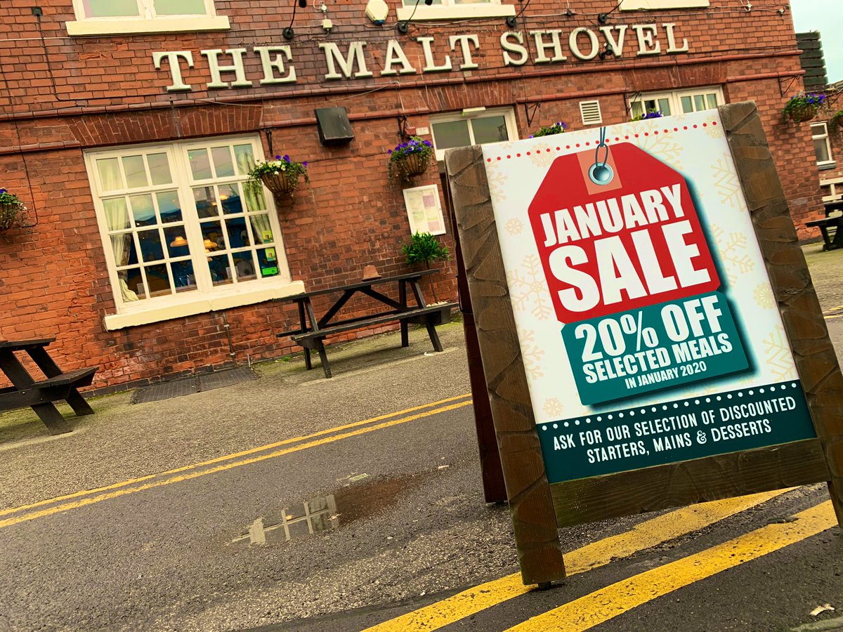 Just in case you haven’t already taken advantage of our #JanuarySale you’re running out of time! It ends next Saturday!!!!!

20% OFF SELECTED MAINS 🍽
