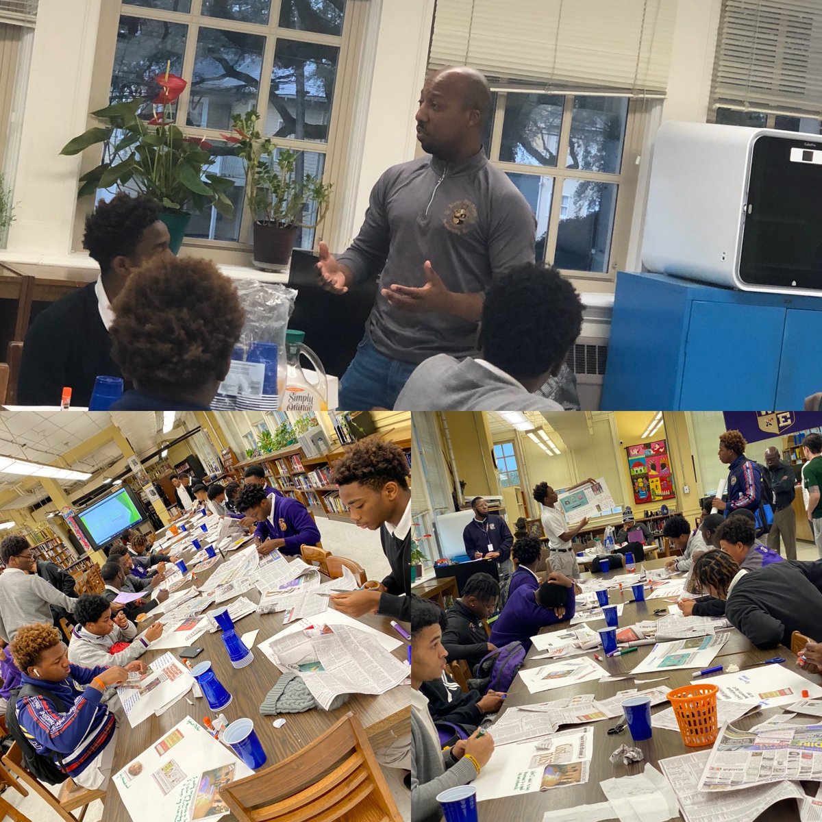 tyronnewalker's tweet photo. At 7am we were back doing the work and making impact. #NolaAlphasMentor #Results #StrongAlphaLeadership @NolaAlphas https://t.co/4mmaguM0gF