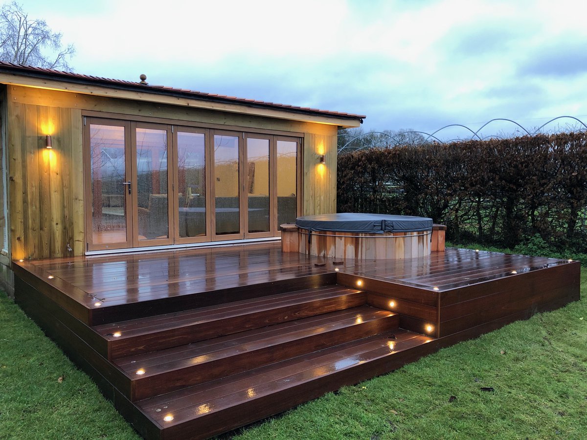 TGElectrics's tweet photo. Recently completed project to take a supply to a garden summer house with Hot Tub supply as well. The results speak for themselves! Project based in Yalding in Kent, operations lead from Tunbridge Wells. https://t.co/zVW2n4Xc5F