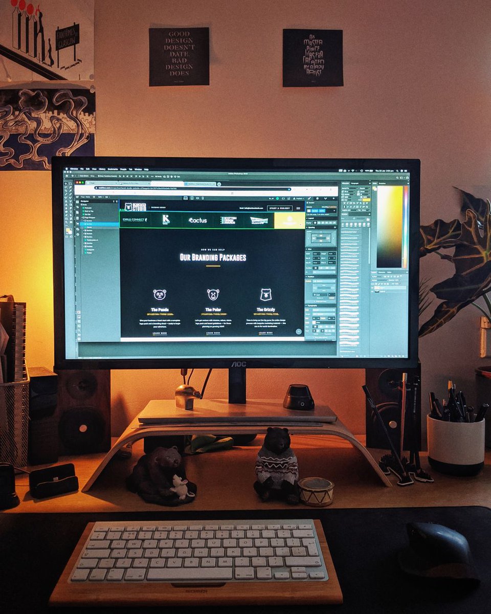 Here at Bearfaced Studio HQ we're going through a BIG website redesign 🌐 And we can't wait to show you our new site soon, watch this space 👀 Thank you to @Webflow for making the process so much fun!

#websitelaunch #brandingstudio #website #design #bearfacedstudio #webflow