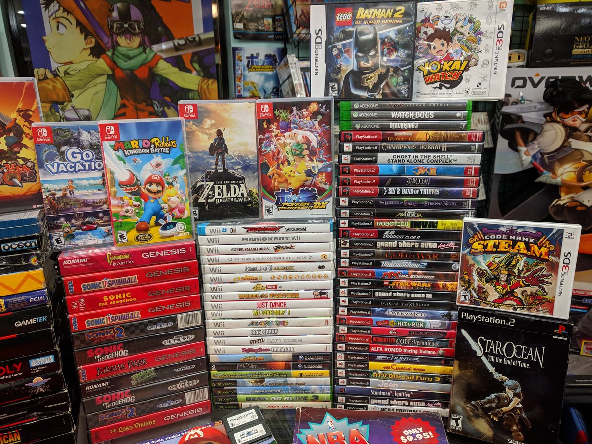 VGTPFlorida's tweet photo. New today! 1/23/20
The Funtastic N64s all have matching controllers :)
#nintendo #switch #n64 #mariokart #championsofnorrath #darkalliance #zelda #castlevania #sonic #videogames #retro #pensacola #florida #videogametradingpost #vgtp #vgtpflorida https://t.co/j90fbqRVOn