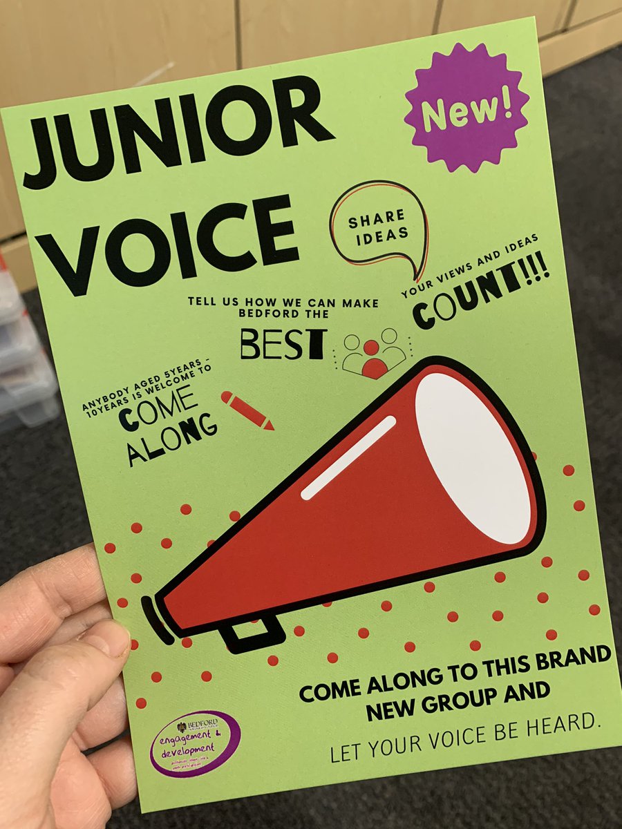 Well this is exciting; a voice forum for 5-10 year olds...watch this space for more details! #YOUthvoice