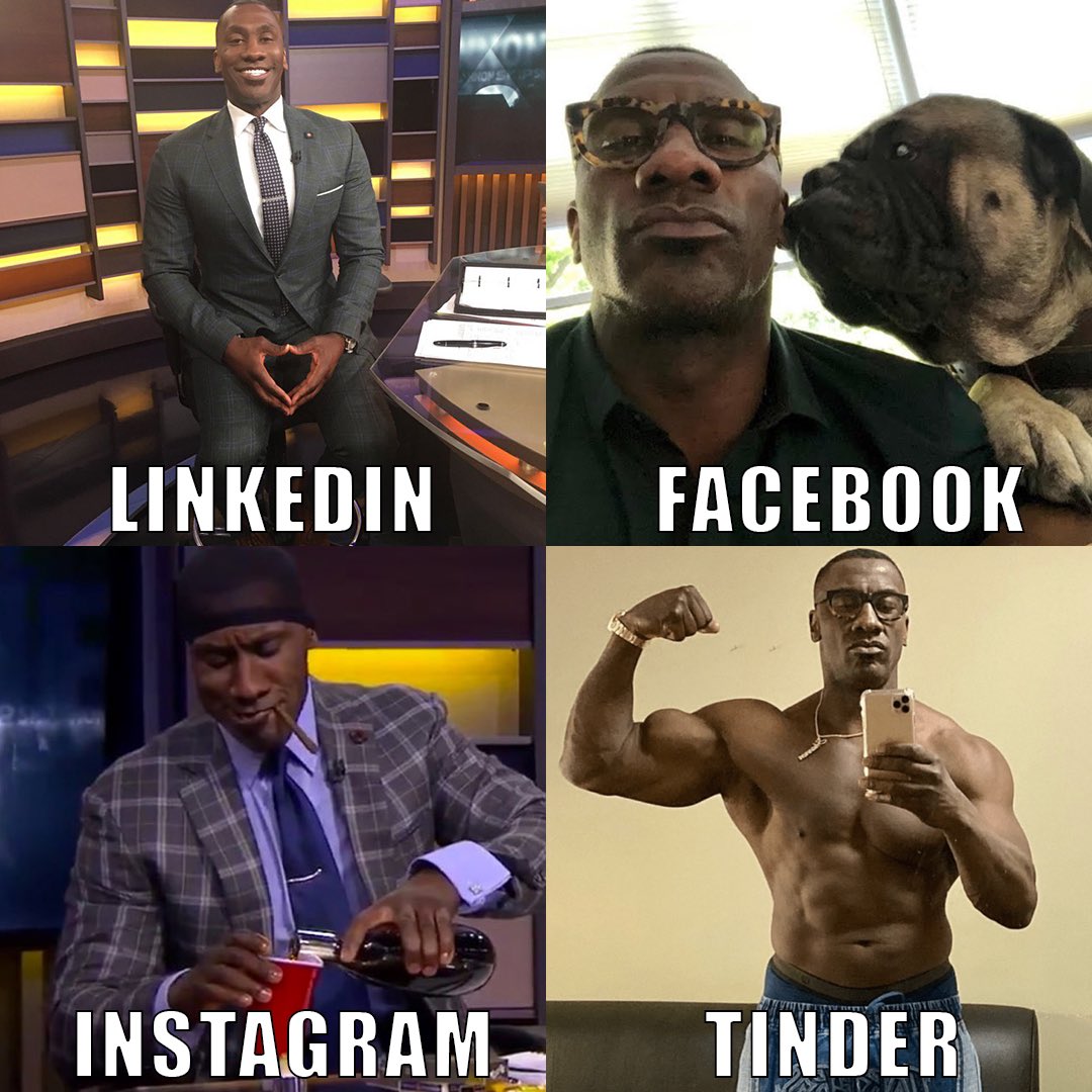 ShannonSharpe's tweet photo. Yes I’m all these ppl 🤣🤣🤣🤣🤣🤣🤣 https://t.co/93N89ag8fp