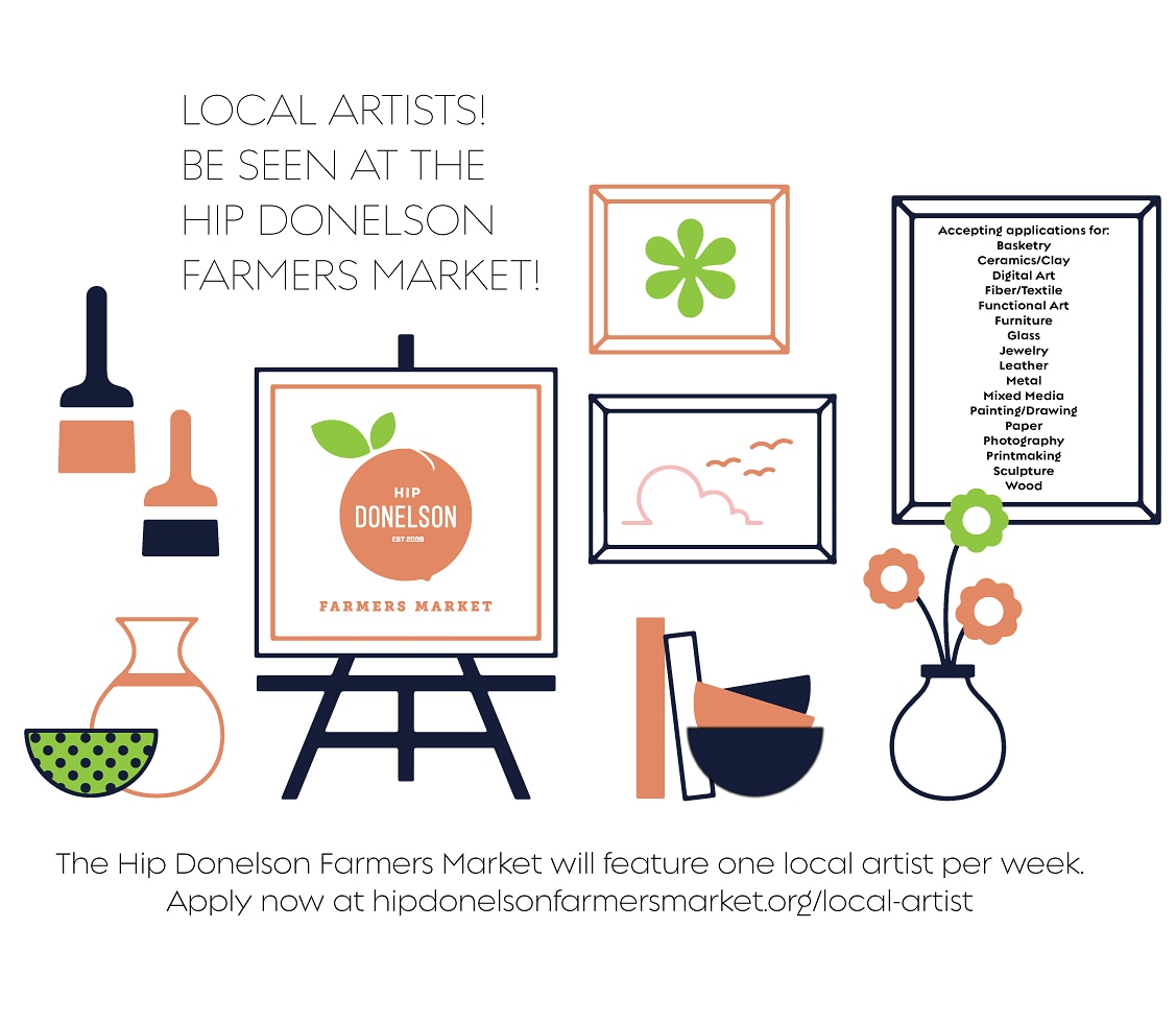 Calling all local artists! 
hipdonelsonfarmersmarket.org/local-artist