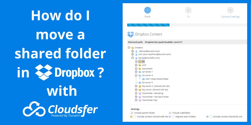 Cloudsfer's tweet photo. How do I move a shared folder in Dropbox? 
Get a free evaluation: https://t.co/LQrxKg5gEb
#migrate #dropbox #shared #folder #files #content #team #teamsystem #users #automatically #business #dropboxbusiness #DataMigration #CloudMigration #CloudtoCloud #cloudcomputing #backupCloud https://t.co/2VHIMmNBCO