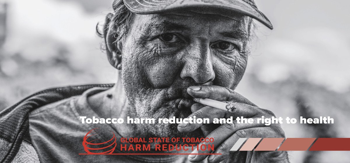 Front cover of the new 'Tobacco harm reduction and the right to health' briefing