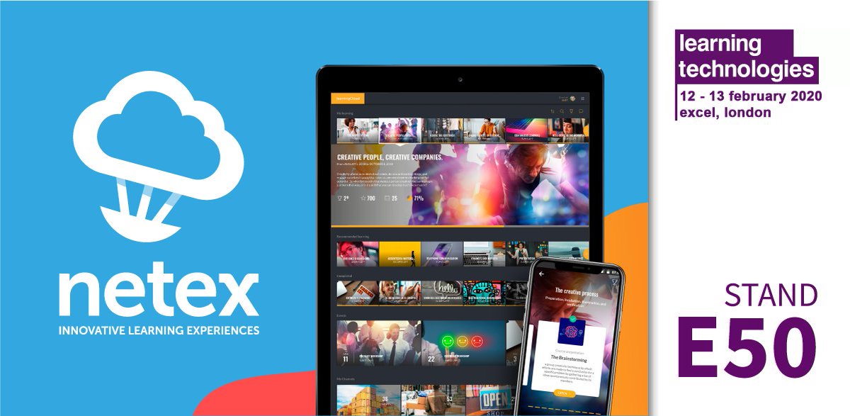 NetexLearning's tweet photo. Learning Technologies is just round the corner... are you attending?

Make sure you come and meet the #NetexTeam at #StandE50!

@LearnTechUK #LT20UK #learningCloud #contentCloud #welovelearning https://t.co/frLzmR9Emz