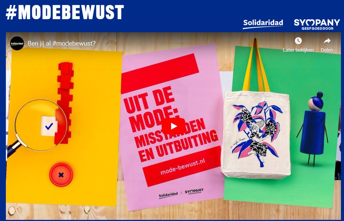 AwearnessEvents's tweet photo. Hoe modebewust ben jij? En dan bedoelen we niet of je de laatste trends volgt, maar hoe bewust je met mode omgaat Deze toffe site van @solidaridad_nl staat boordevol tips hoe jij #modebewust kunt worden #beawear #createawearness https://t.co/NkUsy170Am https://t.co/d96WB34rKR https://t.co/we2y4sLnHR