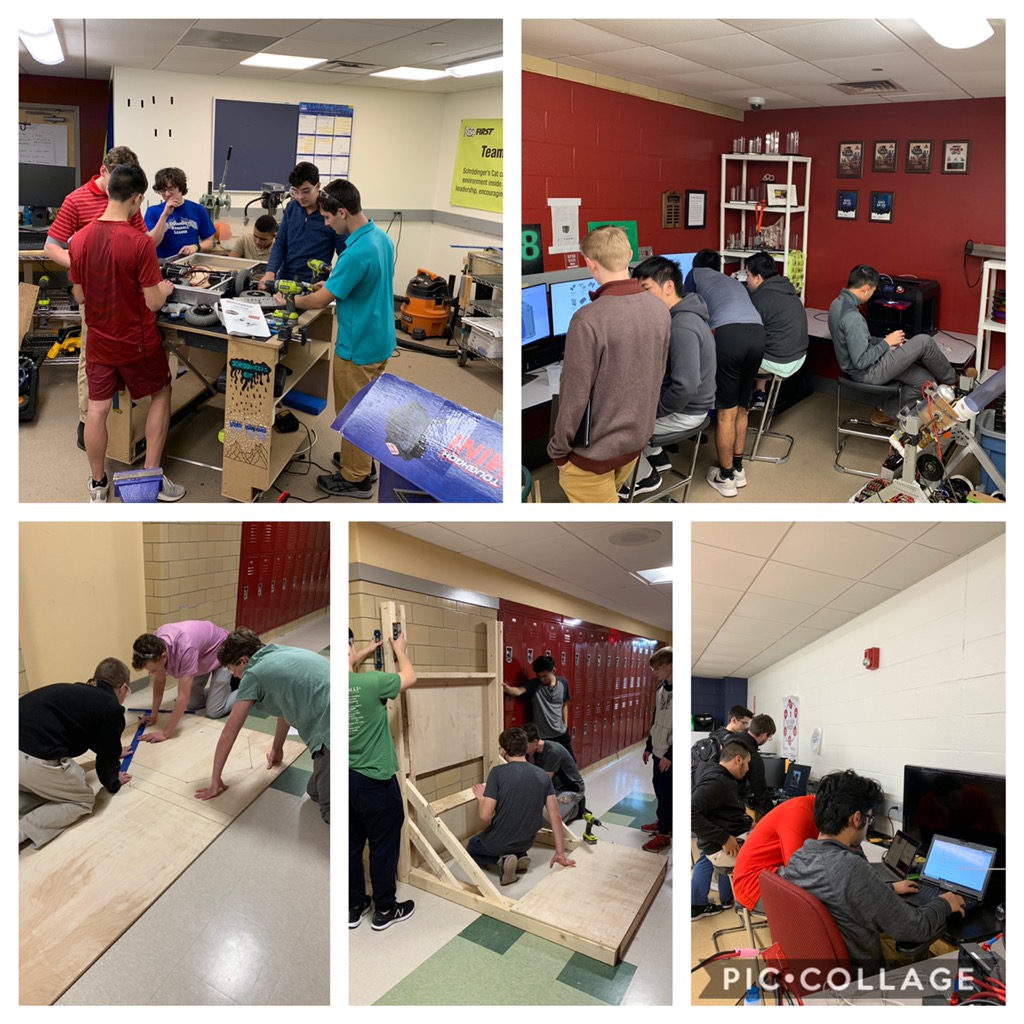 FRC3958's tweet photo. Strong teamwork skills, great progress for 3958 with 2 weeks down... We love build season! @FIRSTweets @BCHigh https://t.co/HABOdWVjbW