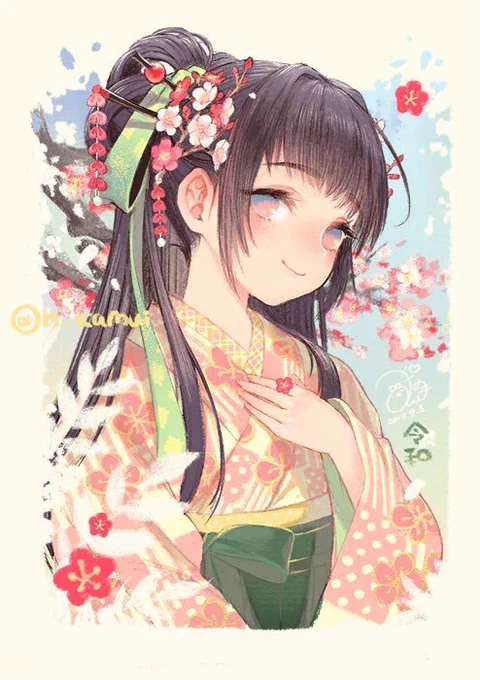 うちの看板娘たち?
 #これを見た人は自分の看板娘の画像を貼れ 