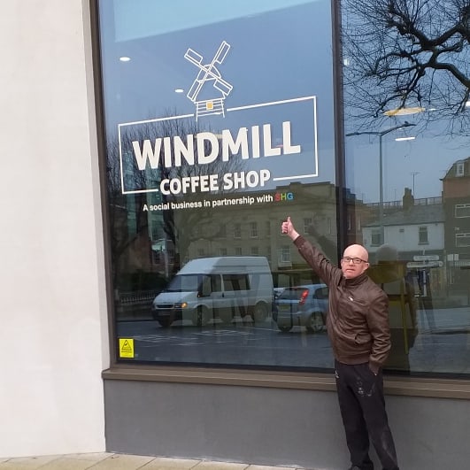 BertieBreadVan's tweet photo. Thanks Dan for lending a hand with delivering today to @blackshawskitchen & #stcuthberts church. Thanks Andrew for helping deliver the buffet to our new cafe @windmillcoffee_ provided by @thekitchen_pure #bertiethebreadvan #bread #stockport #buffets #cafe #pureinnovation https://t.co/K7bDC0immC