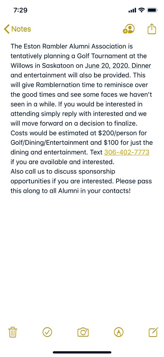 See attached photo for details, you are not going to want to miss out!🏌️‍♀️ 🍺 

Text <a href="/JohnnyMarkMeyer/">Jonathan Meyer</a> (phone number provided)