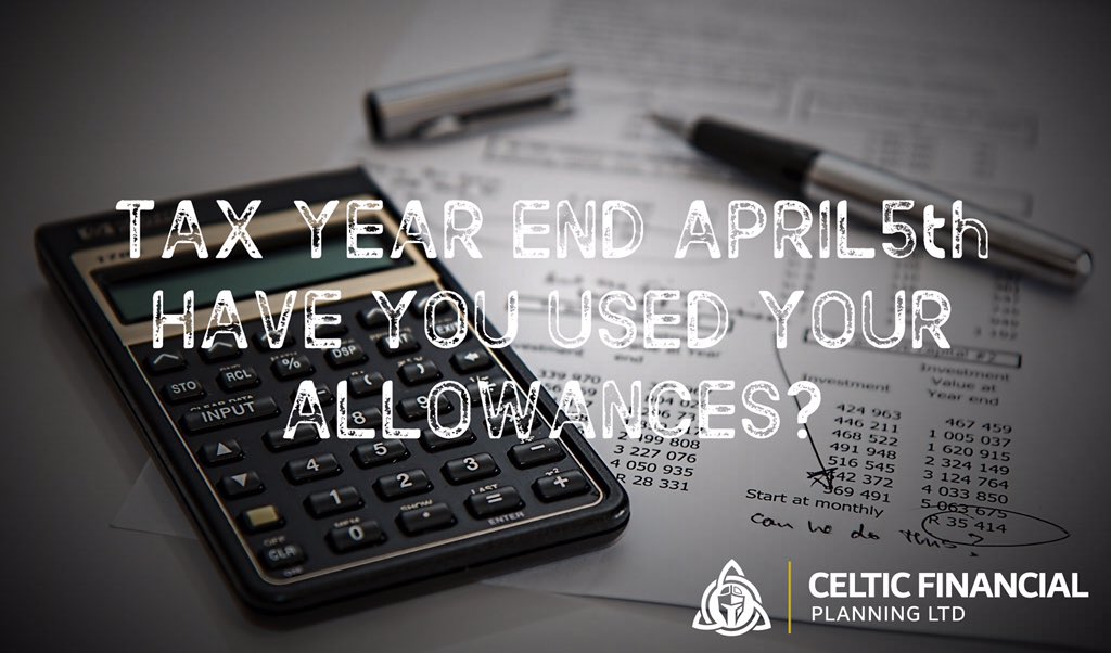 It’s tax year end 5th April 2020 - have you used your tax allowances? Make sure you take advantage of your ISA, Pension and Capital Gains allowances, speak to us if you’d like guidance