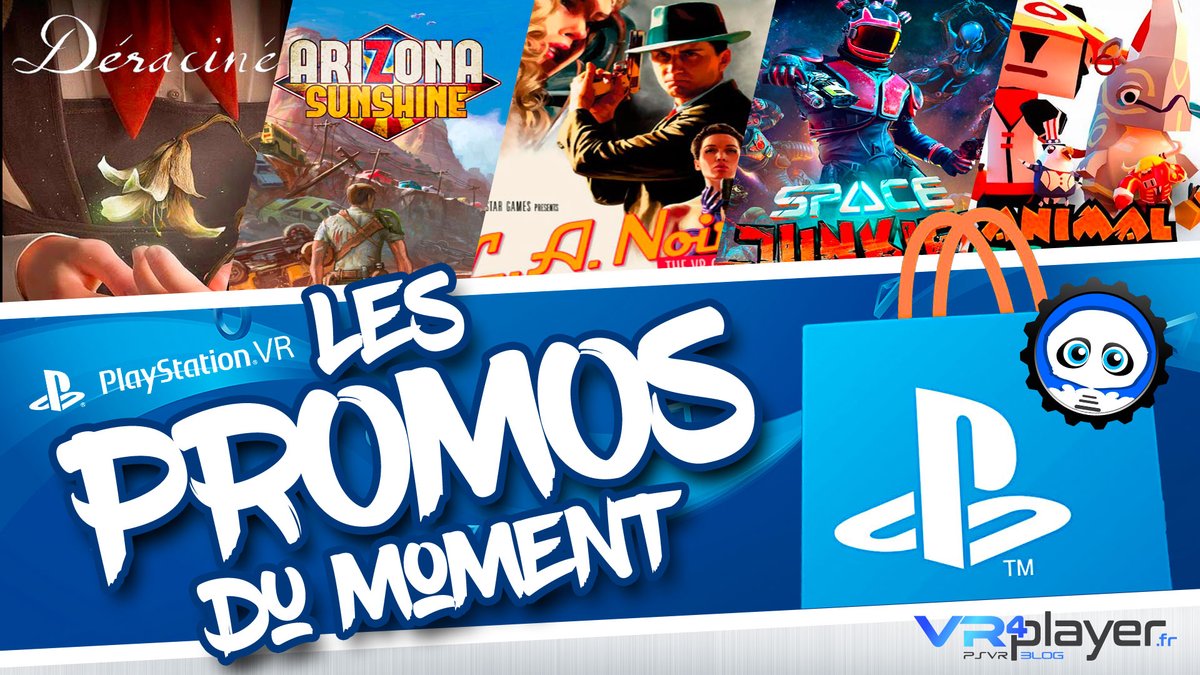 VR4Player's tweet photo. #PlayStationVR #PSVR #Promos #Soldes #PlayStation #PSV4 #VR #PlayStation_Store
PlayStation VR : Les promos du moment sur le PlayStation store
https://t.co/pEvW9zSDM5 https://t.co/hc3u0yEVtq