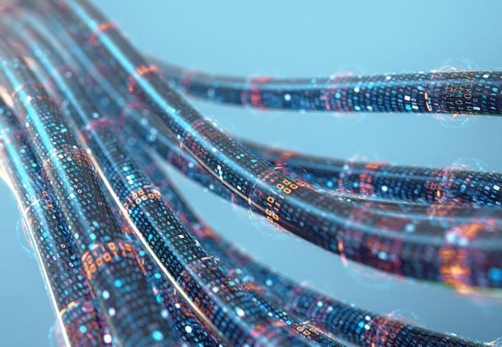 Main visual of digital cables taken from the cover of the Cybercrime Prevention report