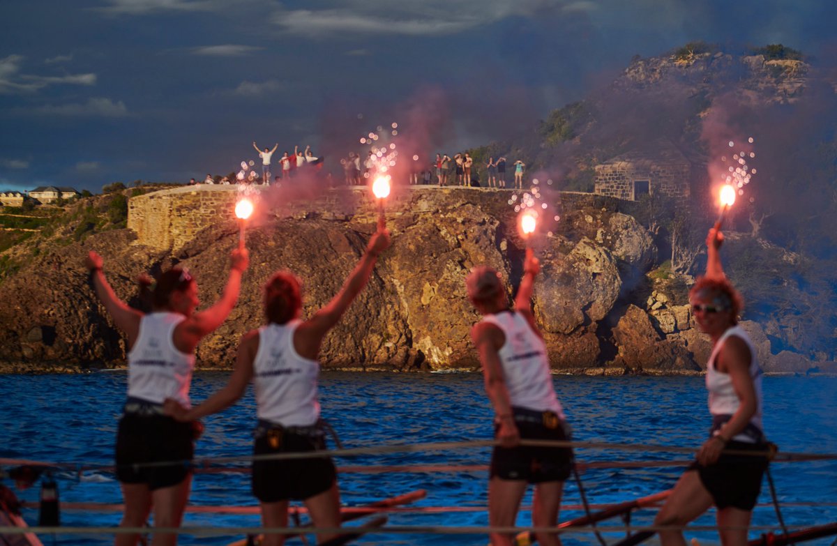 toughestrow's tweet photo. 🌟🌟 FEMALE WINNERS 🌟🌟
German fours team @rowhhome 
have completed the @TaliskerWhisky Atlantic Challenge 2019 in 42 days, 46  minutes. 

They rowed 3,000 miles across the Atlantic Ocean &amp; were the first females across the line!

CONGRATULATIONS team!

#TWAC2019
#madebythesea https://t.co/Fb4e2hYmun