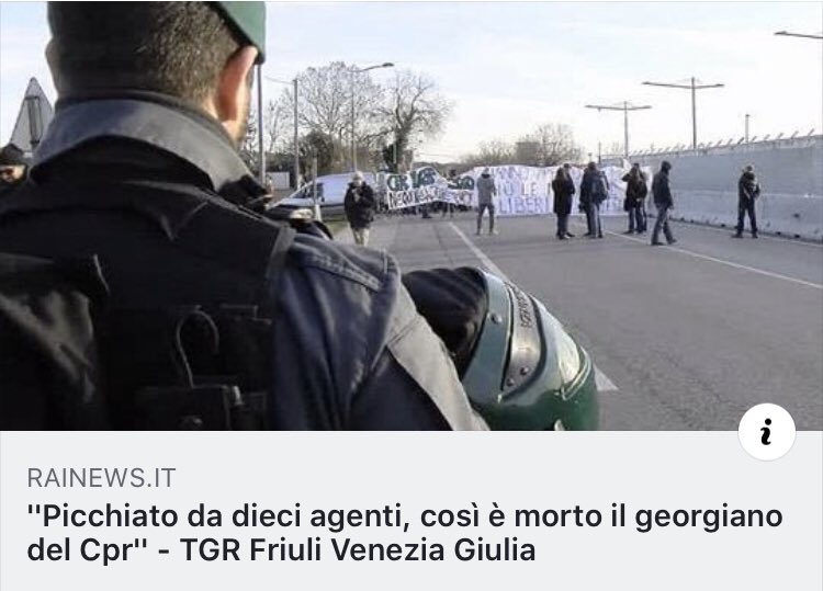 ReteRestUmani's tweet photo. ❌ “UN NUOVO STEFANO CUCCHI” ❌ “Morto dopo una notte d'agonia.” “picchiato ripetutamente”. Alcuni testimoni sono stati subito espulsi!

Ora conferenza stampa di @asgi_it e deputato @riccardomagi: https://t.co/v6eIiwjYda

#PD #M5S #Lega responsabili!

#NoCPR

@nocpr1 @MaipiuCIE https://t.co/TZWxsesQwG