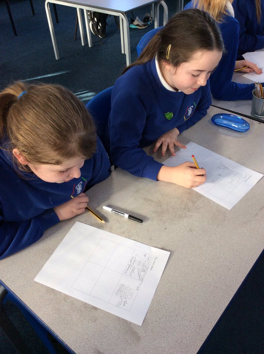 TH_Year6's tweet photo. We are designing chocolate boxes as part of our DT lesson. We will then pick our favourite idea to make a prototype. #THCREW #THLearn6 https://t.co/t2EqldJYnQ