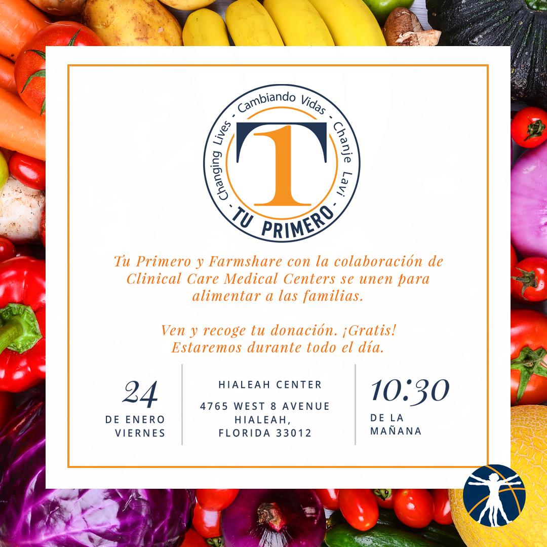 ClinicalCareMC's tweet photo. Donación de alimentos, gracias a Tu Primero y Farmshare con la colaboración de Clinical Care Medical Centers 🍎🍐🍊🥒🥦🥑🥭🍆🍠🥔🥕. Para más información llámenos al ☎️ 786.701.9213 o escríbanos a nuestra página de Facebook y le contestaremos de inmediato 👩‍💻📞💚 https://t.co/52LYunidDm