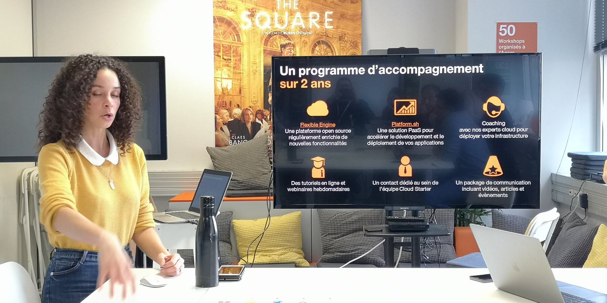 JJ_Gaouyer's tweet photo. 🚀 Présentation à la #VillaAtlantique du programme #CloudStarter de ☁️#OrangeCloudBusiness ☁️  pour les start-up B2B de l'Ouest ! Envie d'en faire partie et de bénéficier de l'accompagnement et de  l'énergie du groupe #Orange ? Faites le savoir ! 
https://t.co/JxW0bCTxd8 https://t.co/y41HsQmvvw