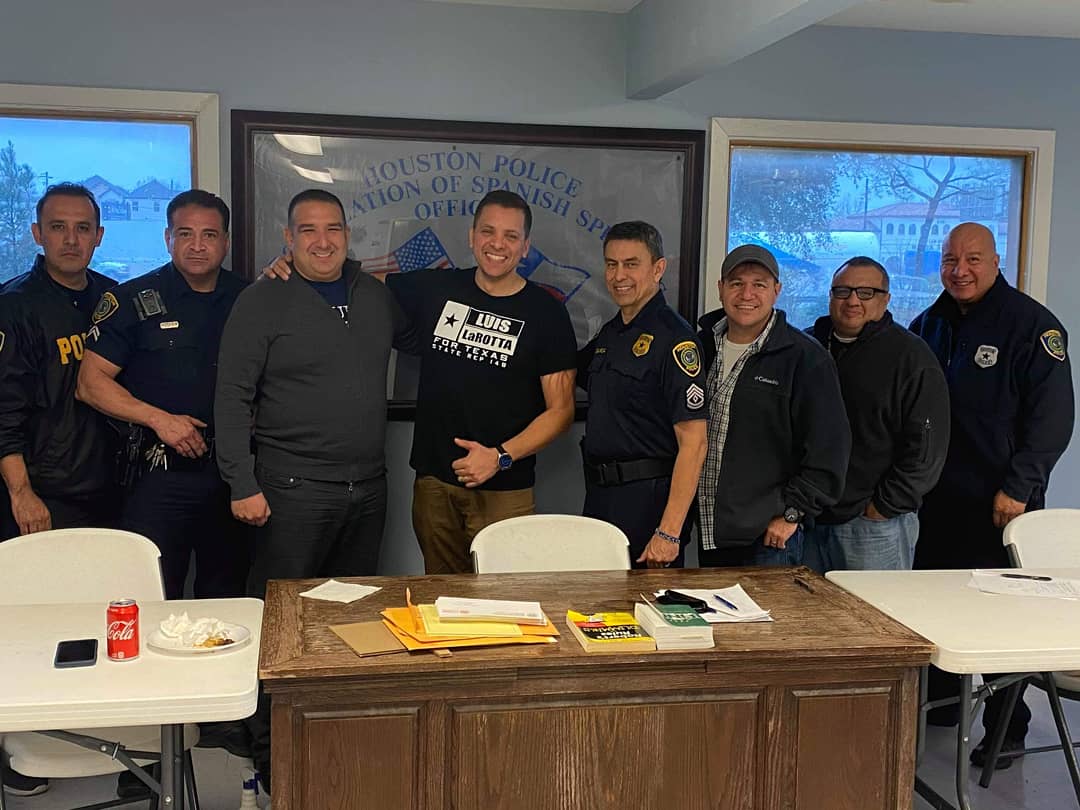 larottafortexas's tweet photo. I'm incredibly honored to announce the endorsement of the Houston Police  Organization of Spanish Speaking Officers. These officers play a critical role in keeping our district and our city safe. Thank you!

#HD148 #larottafortexas #txlege https://t.co/6Fll9XRGeH