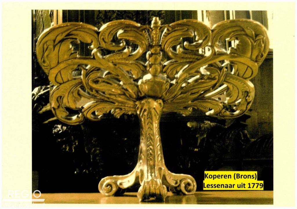 Politie zoekt gestolen bronzen tafel uit de Evangelisch Lutherse kerk..