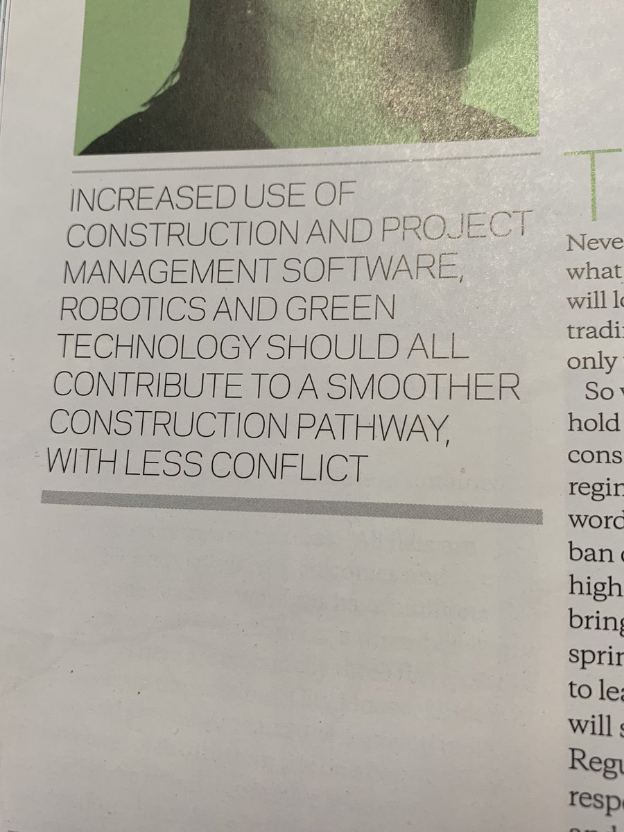 We’d also add that #modularconstruction will continue to gain ground and is likely to alter the legal dynamics on many projects