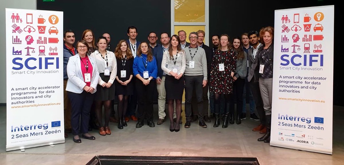 “Let’s rock!” Today the 2nd round of SCIFI pilots officially started. During the next 6 months cities, entrepreneurs and knowledge institutes work together to tackle Smart City challenges! Thanks for having us today <a href="/oascities/">Open & Agile Smart Cities & Communities</a>!