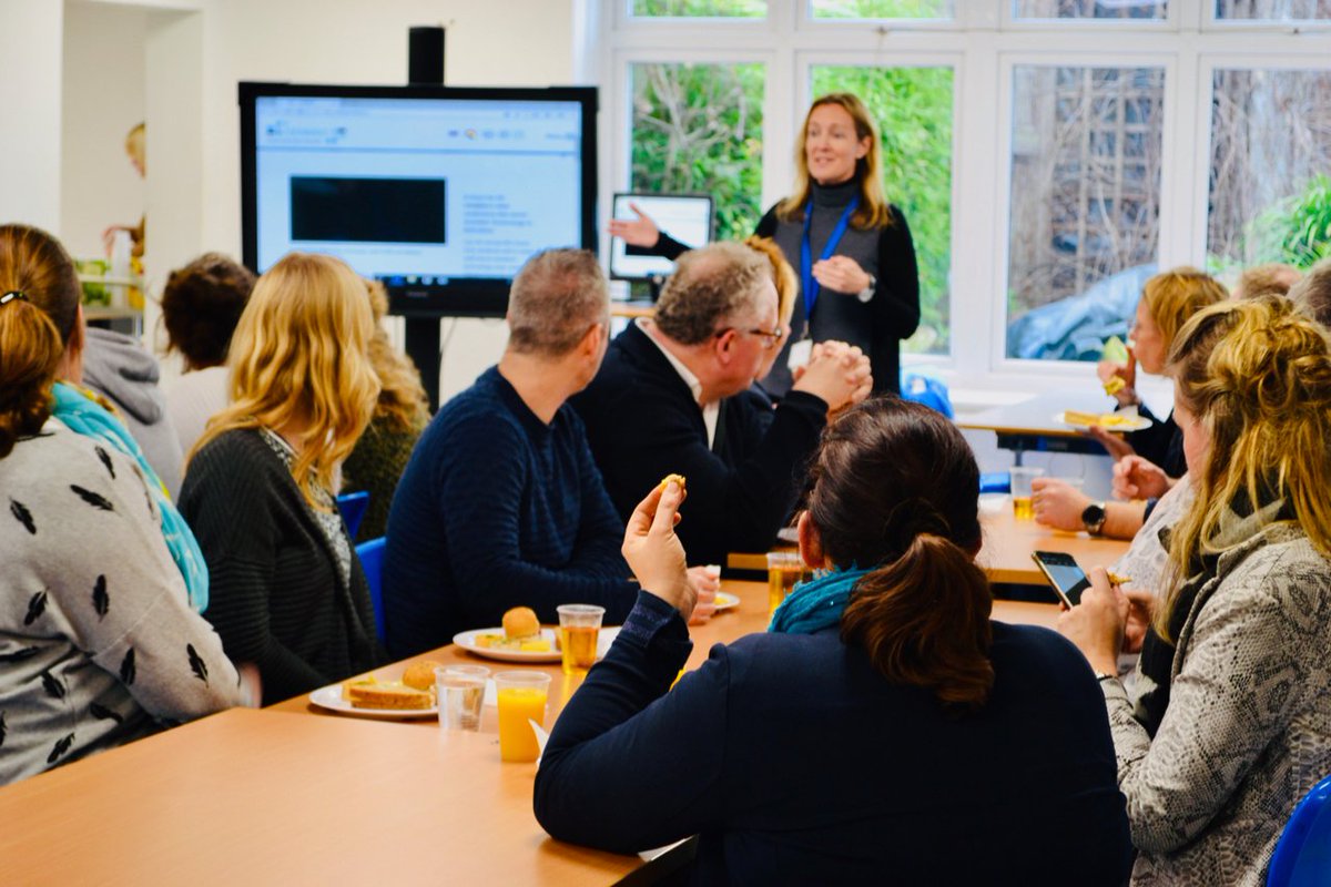 Our visitors from the Netherlands enjoyed using #eyegaze to play games, seeing how we use #Switch technology and hearing from one of our teachers about how they use #AssistiveTechnology with students. #InclusiveLearning #SharingKnowledge