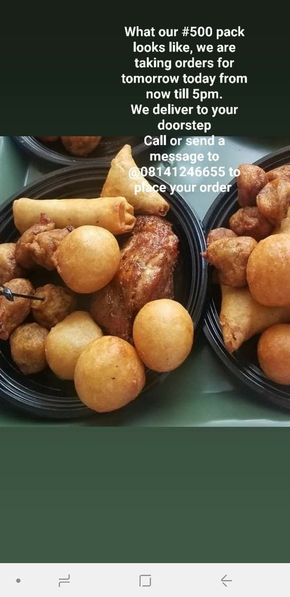 Call or dm @08141246655 to place an order 
#smallchops #smallchopsvendors 
#smallchopsvendorsinlagos