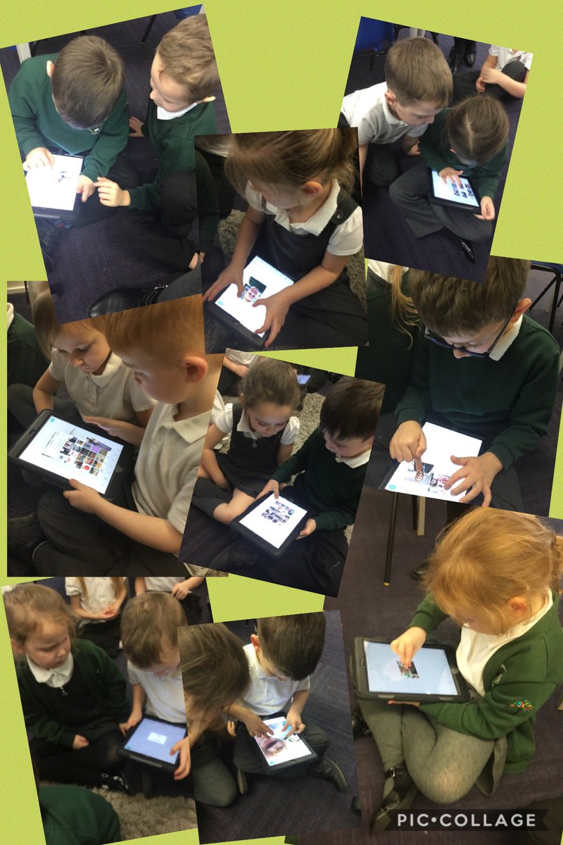 BaderPrimary's tweet photo. Year 1 are demonstrating our Bader values this afternoon in Computing. We are seeing some fantastic collaboration as the children create posters on Pic Collage @ICT_MrP #year1computing https://t.co/Sij0elrRoU