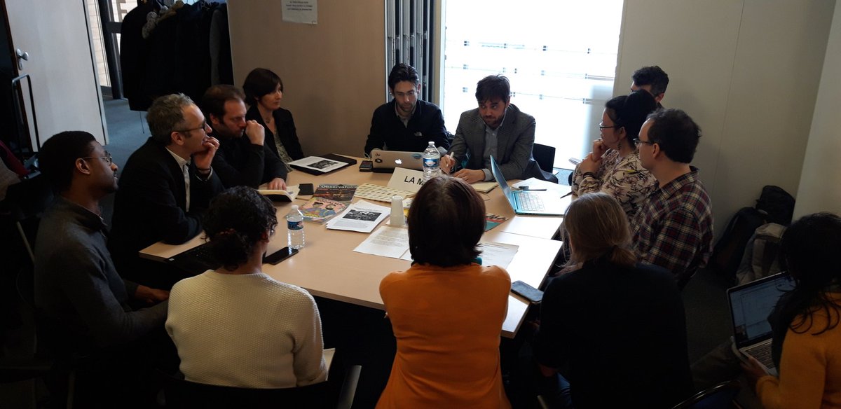 collspaces's tweet image. #RGCS2020 ongoing world cafe @Anact_ around @laMYNE_ @thecampProvence @Ouishare_Fr about #commons and organisations.