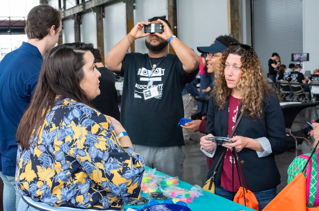 RI Robot Block Party tweet media