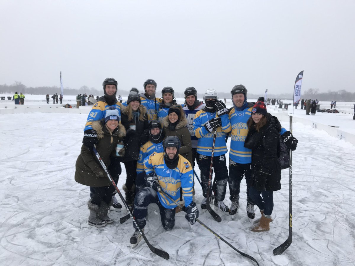 8 Frosty Beavers.
5 Beaverettes. 
4 Major cities.
2525 Combined miles. 
One goal. The Silver Scoop.
Road to the 2020 US Pond Hockey Championships begins. 
#usphc #beavszn