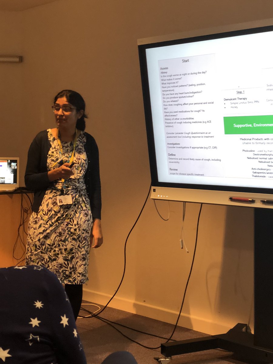 pallaborativenw's tweet photo. Dr Hanchanale Palliative Medicine Consultant (based at the Royal Liverpool Hospital) discussing new proposed Standards and Guidelines for Intractable Cough
@PRFitzsimmons @LiverpoolHosp #pallaborative #pallaborativeNW #cough #nice #evidence #QI https://t.co/WJx5OuKYb6