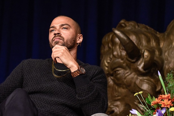 Jessie Williams at the UB Distinguished Speaker Series in 2017