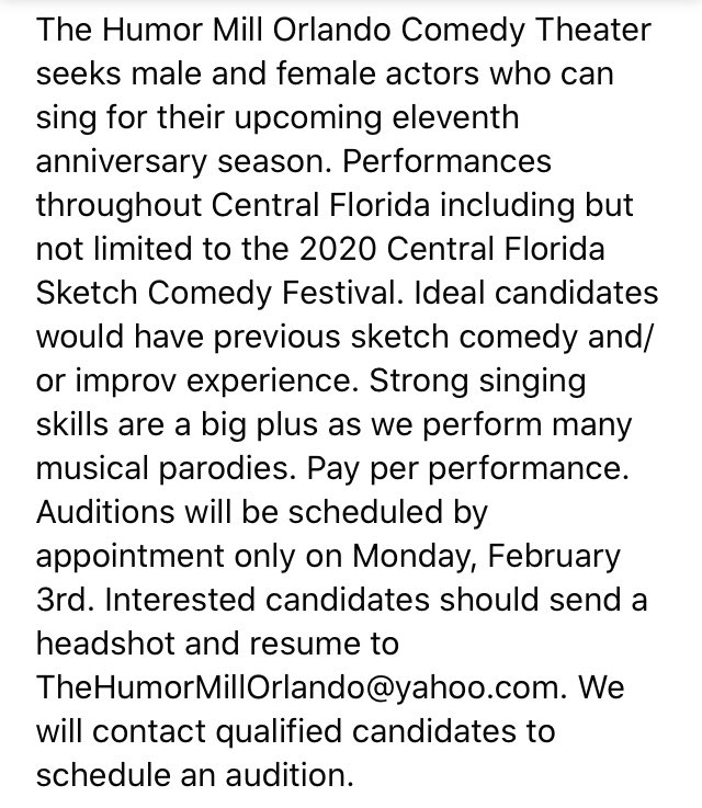 Humor Mill Orlando tweet media