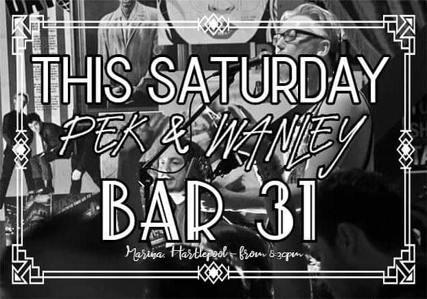 PekandWanley's tweet photo. Hello there!Just one public performance this week but as always in Bar 31,it'll be a doozy!It would be awesome to see you there, first set @ 20.30.Yes, yes we know January is a long month, but life is for living, treat yourself,you don't have to go mad..But you should! 😁👍 https://t.co/xBrBKLwNCX