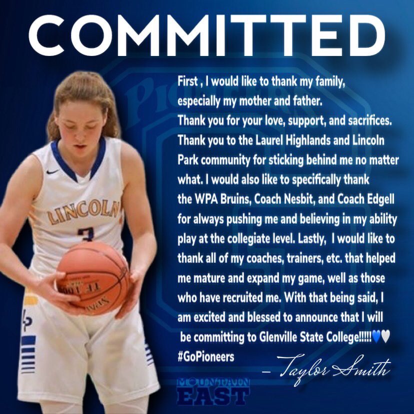 taytay232324's tweet photo. Excited for the next chapter in my life!!!🤍💙#GoPioneers @GSCpioneers @CoachStephens_ https://t.co/rqk8NuYmNc