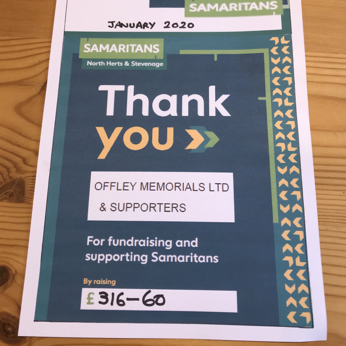 Offley Memorials-Nick Hayley & Billy Prutton tweet media