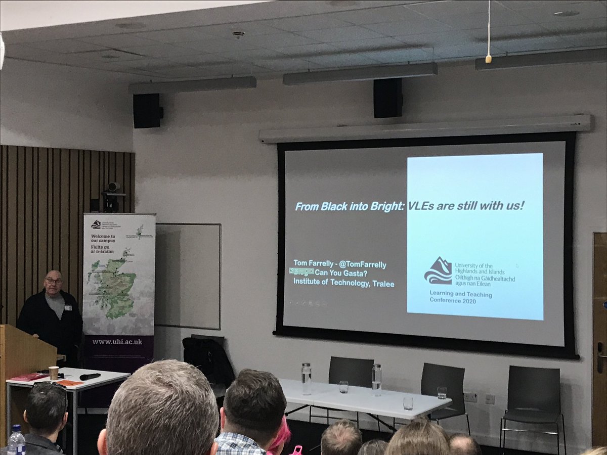 Heading towards the close of the conference with Tom’s keynote <a href="/TomFarrelly/">Tom Farrelly SFHEA</a>, brilliant title :) #UHILTC20